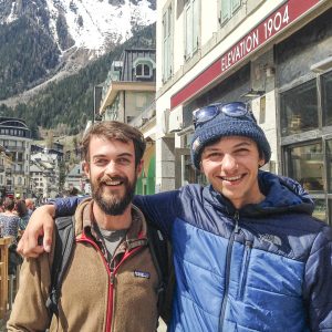 Alex Pullen and Soren Rickards- Chamonix France