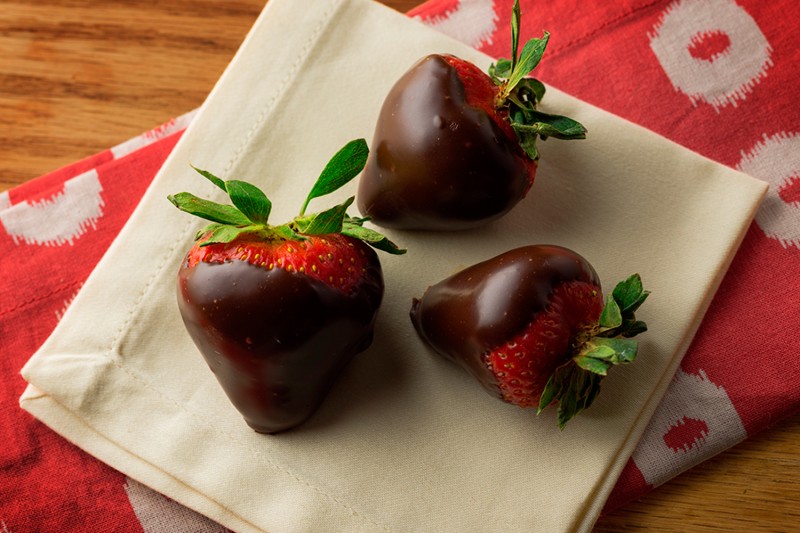 Strawberries dipped and decadent with canna-chocolate (recipe)