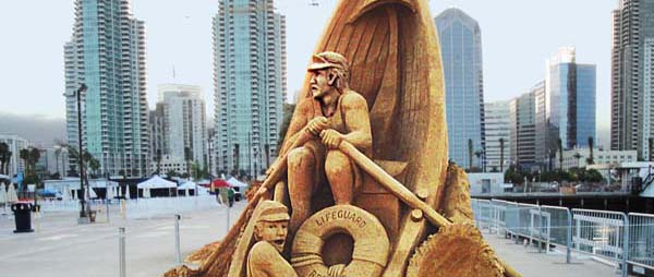 US Sand Sculpting Challenge, Labor Day Weekend, San Diego
