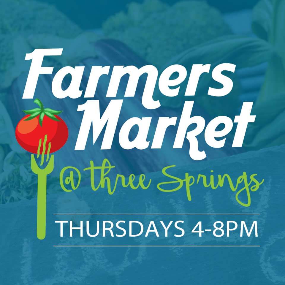Farmers Market – Three Springs – Thursdays!!